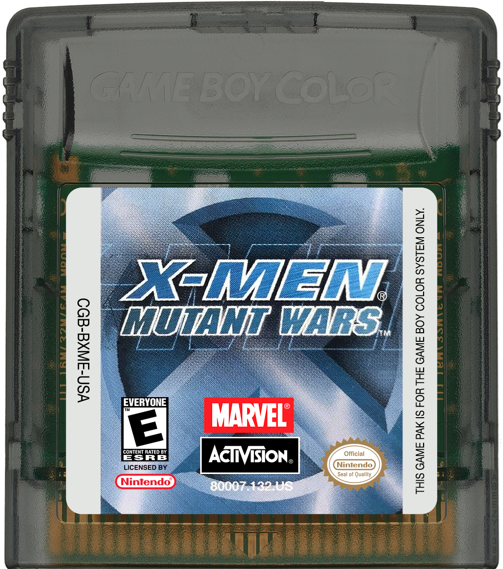 X-Men - Mutant Wars Cartridge Label