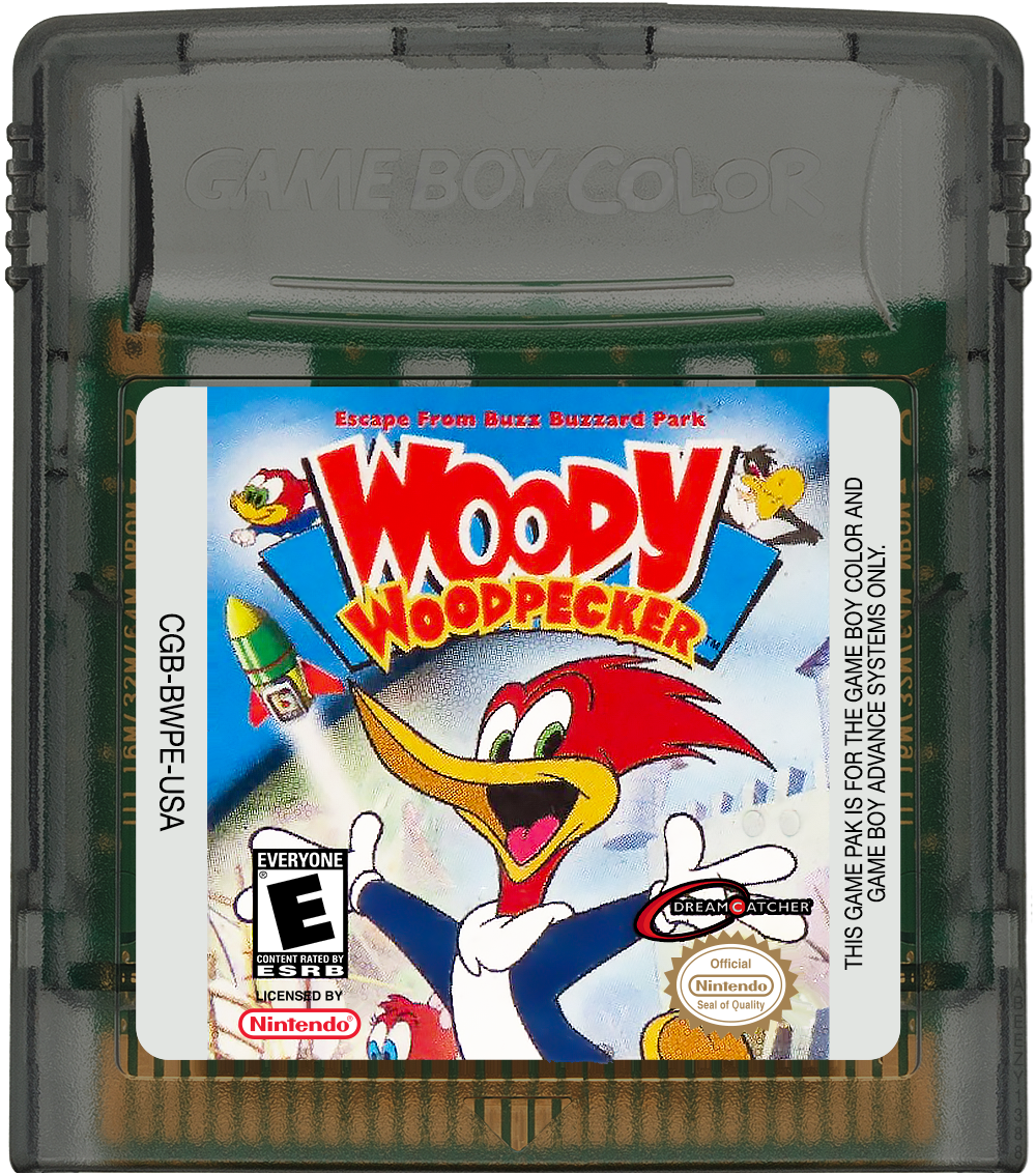Woody Woodpecker Cartridge Label