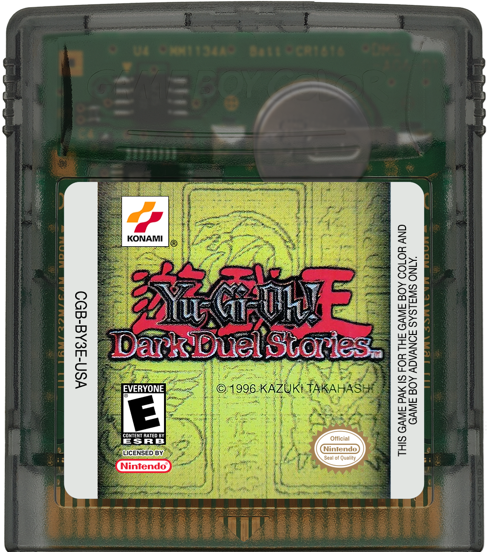 Yu-Gi-Oh! - Dark Duel Stories Cartridge Label
