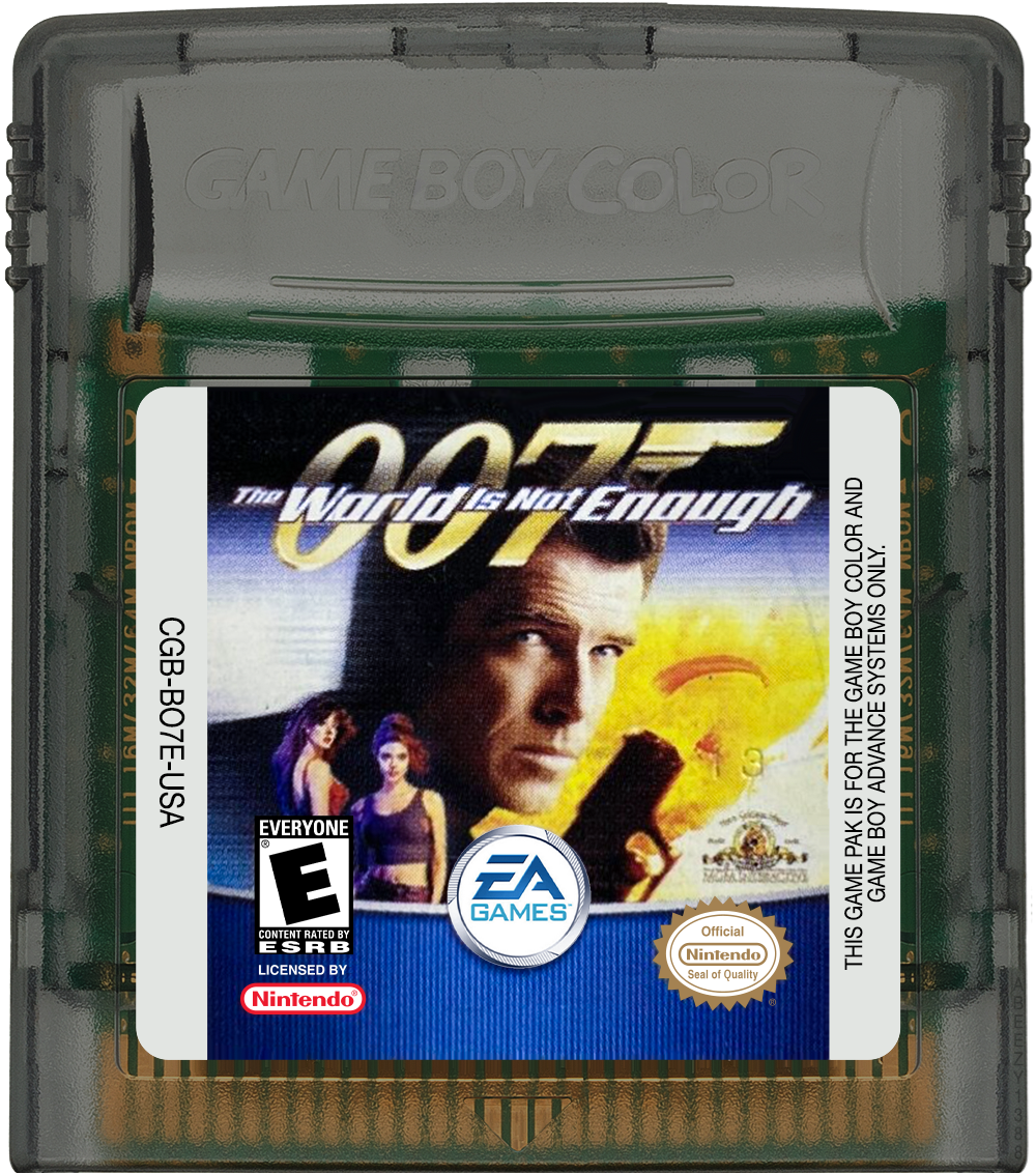 007 - The World Is Not Enough Cartridge Label