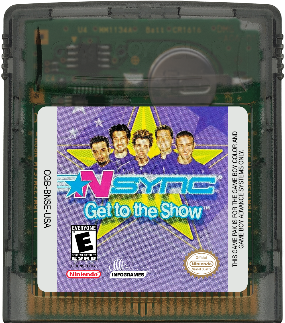 NSYNC - Get to the Show Cartridge Label