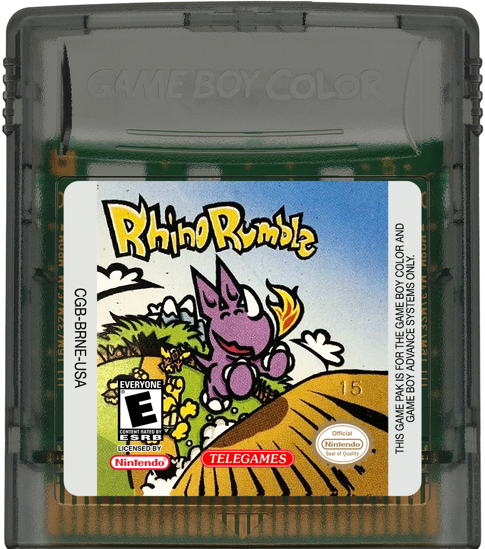 Rhino Rumble Cartridge Label