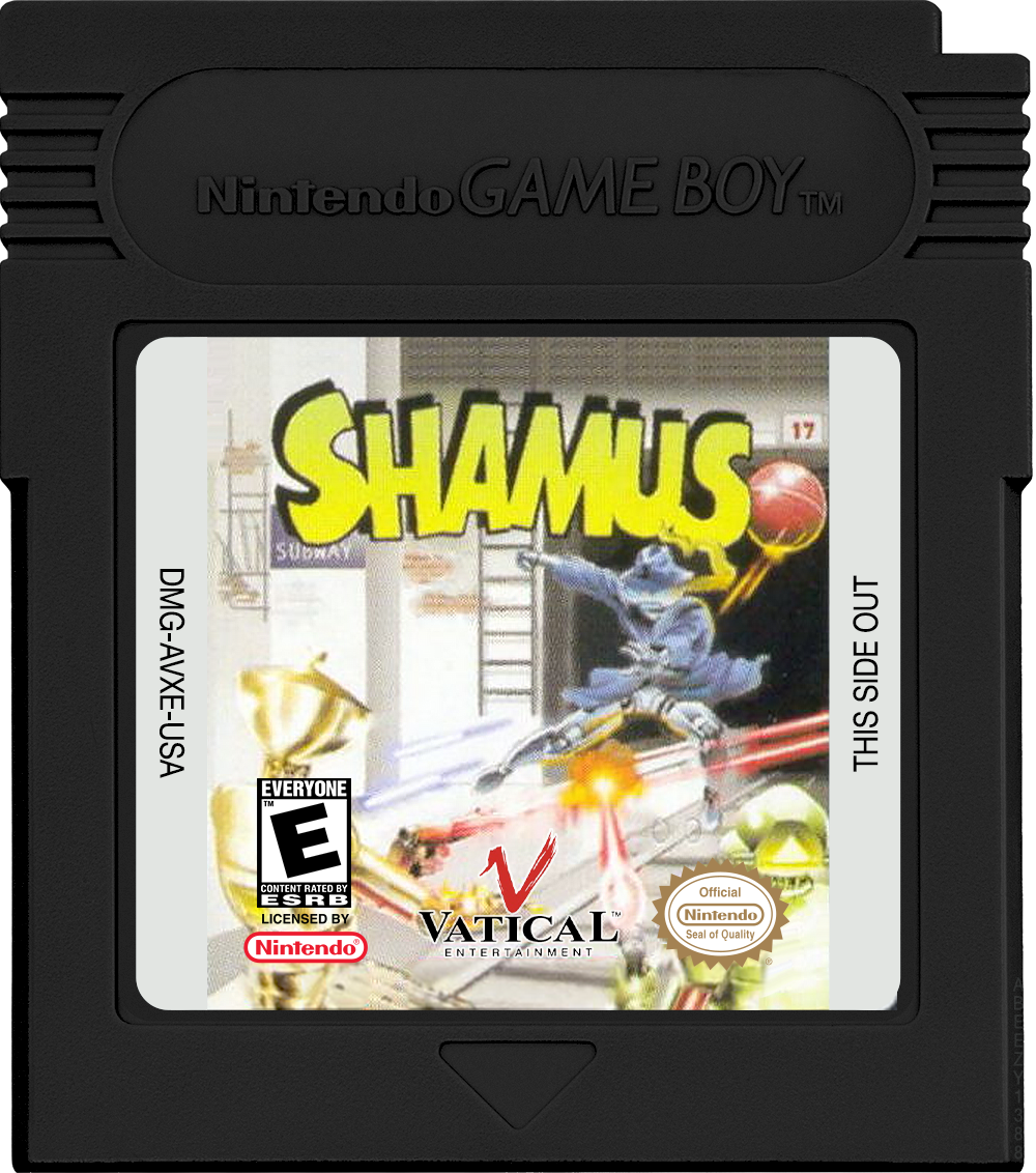 Shamus Cartridge Label