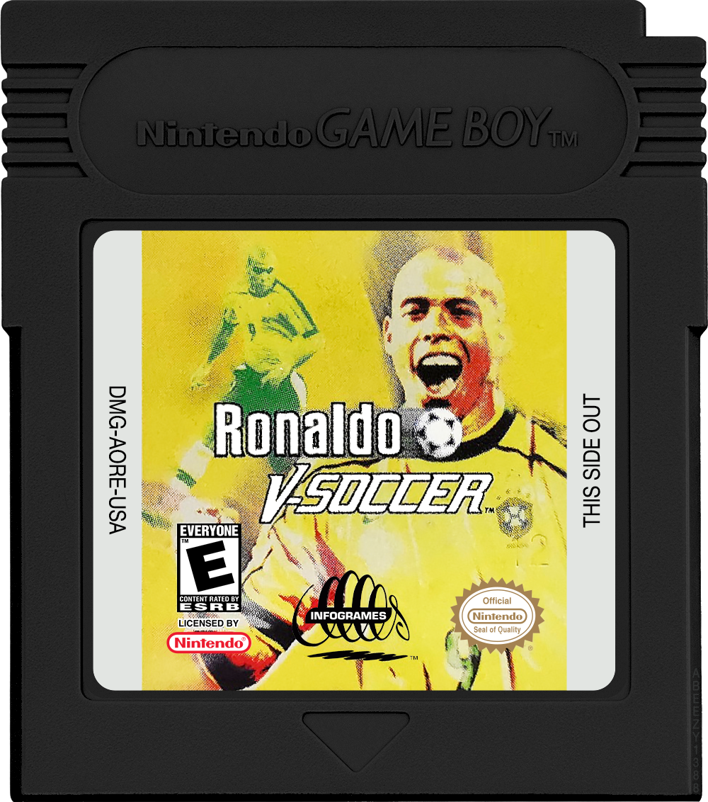Ronaldo V-Soccer Cartridge Label