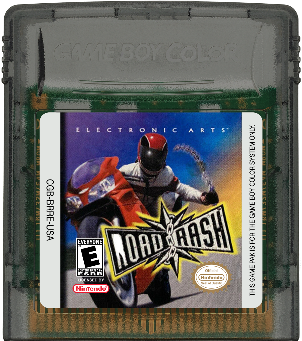 Road Rash Cartridge Label