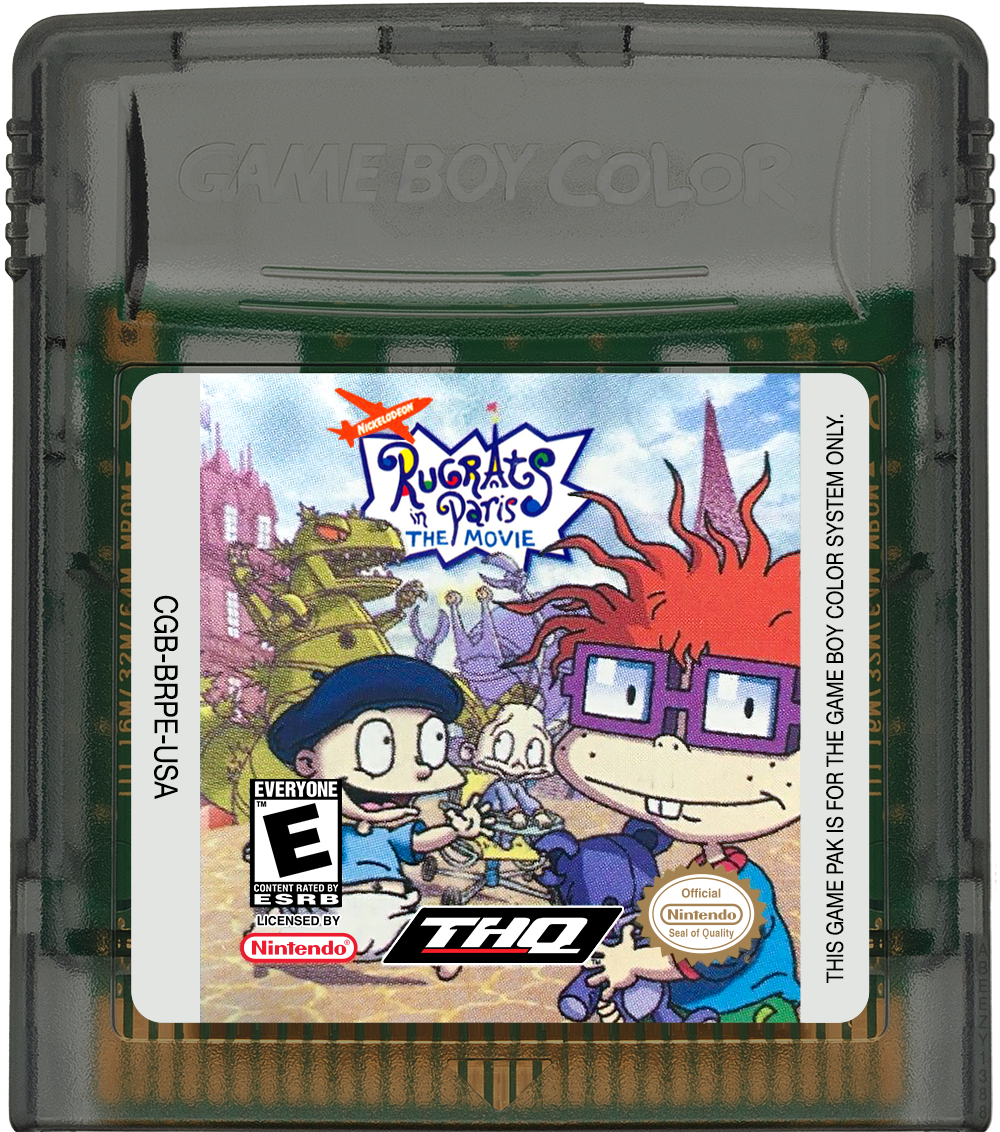 Rugrats in Paris - The Movie Cartridge Label