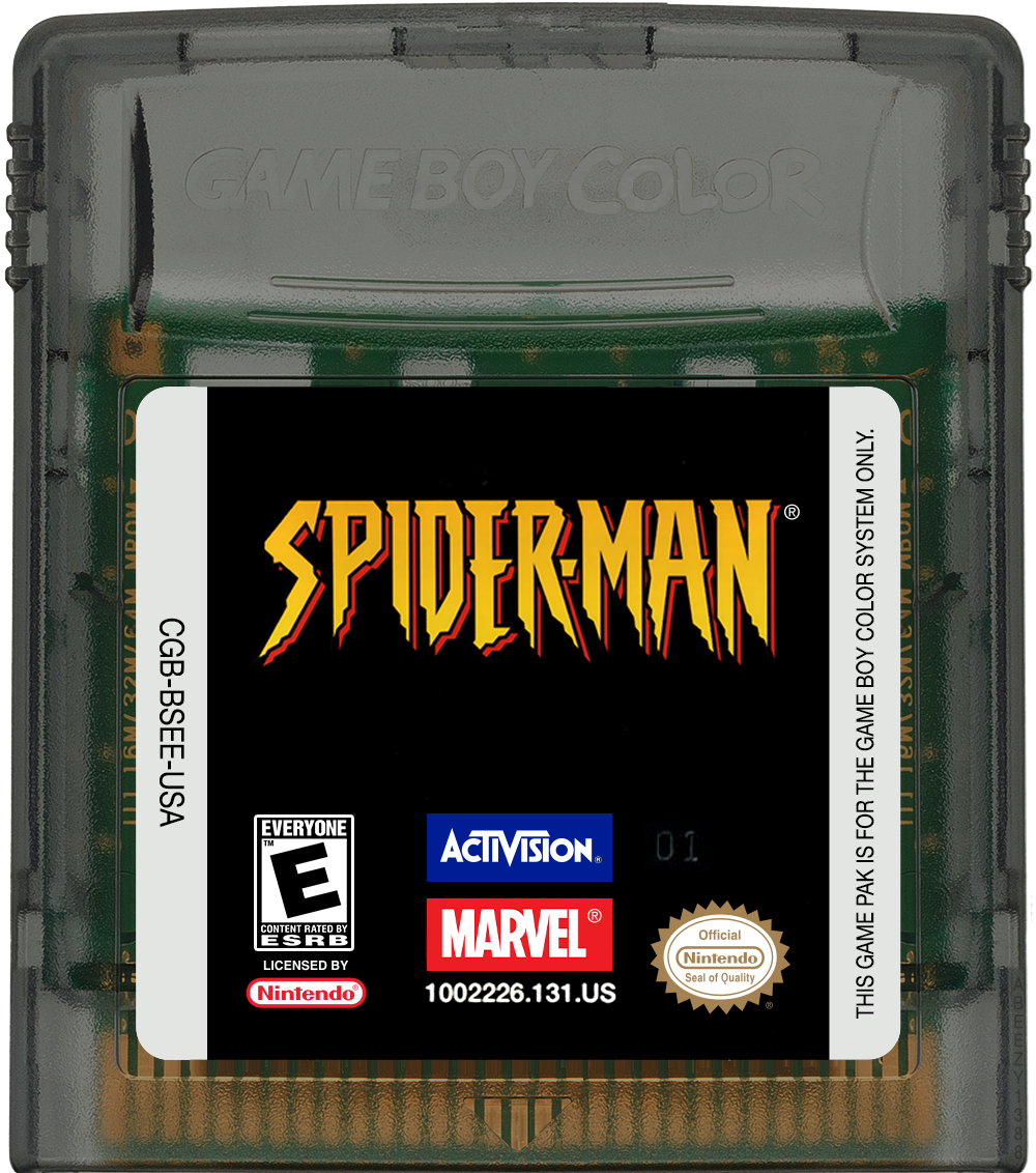 Spider-Man Cartridge Label