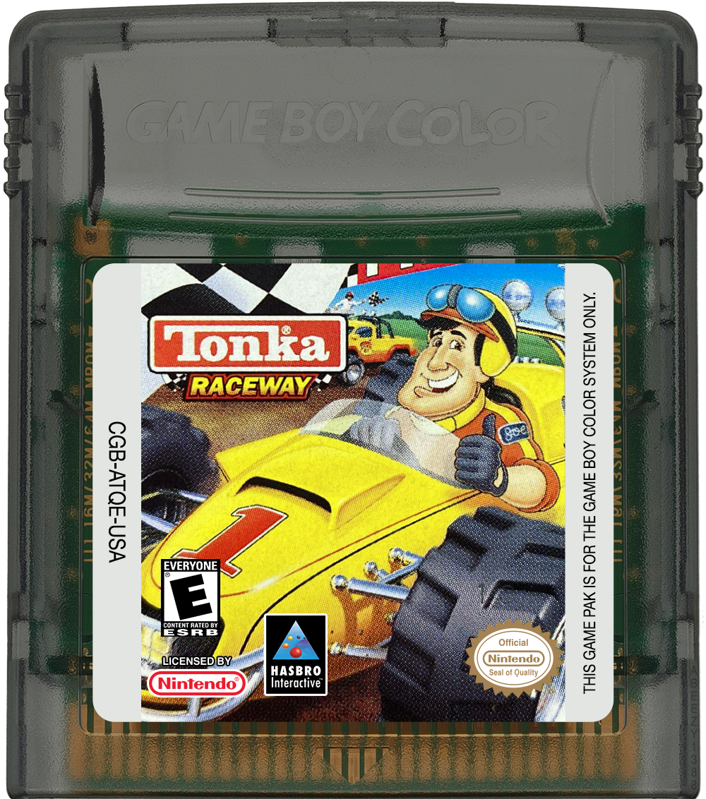Tonka Raceway Cartridge Label