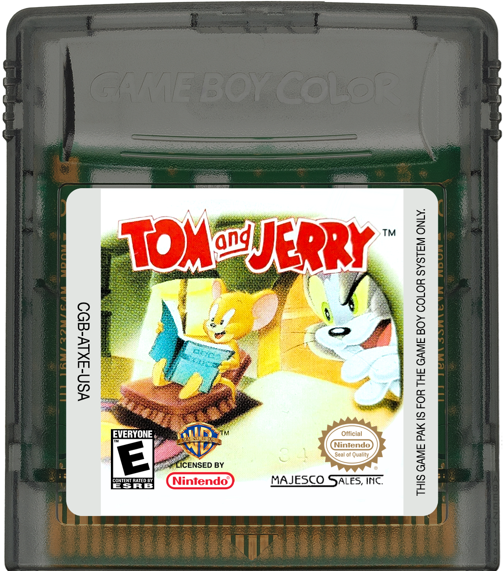 Tom and Jerry Cartridge Label