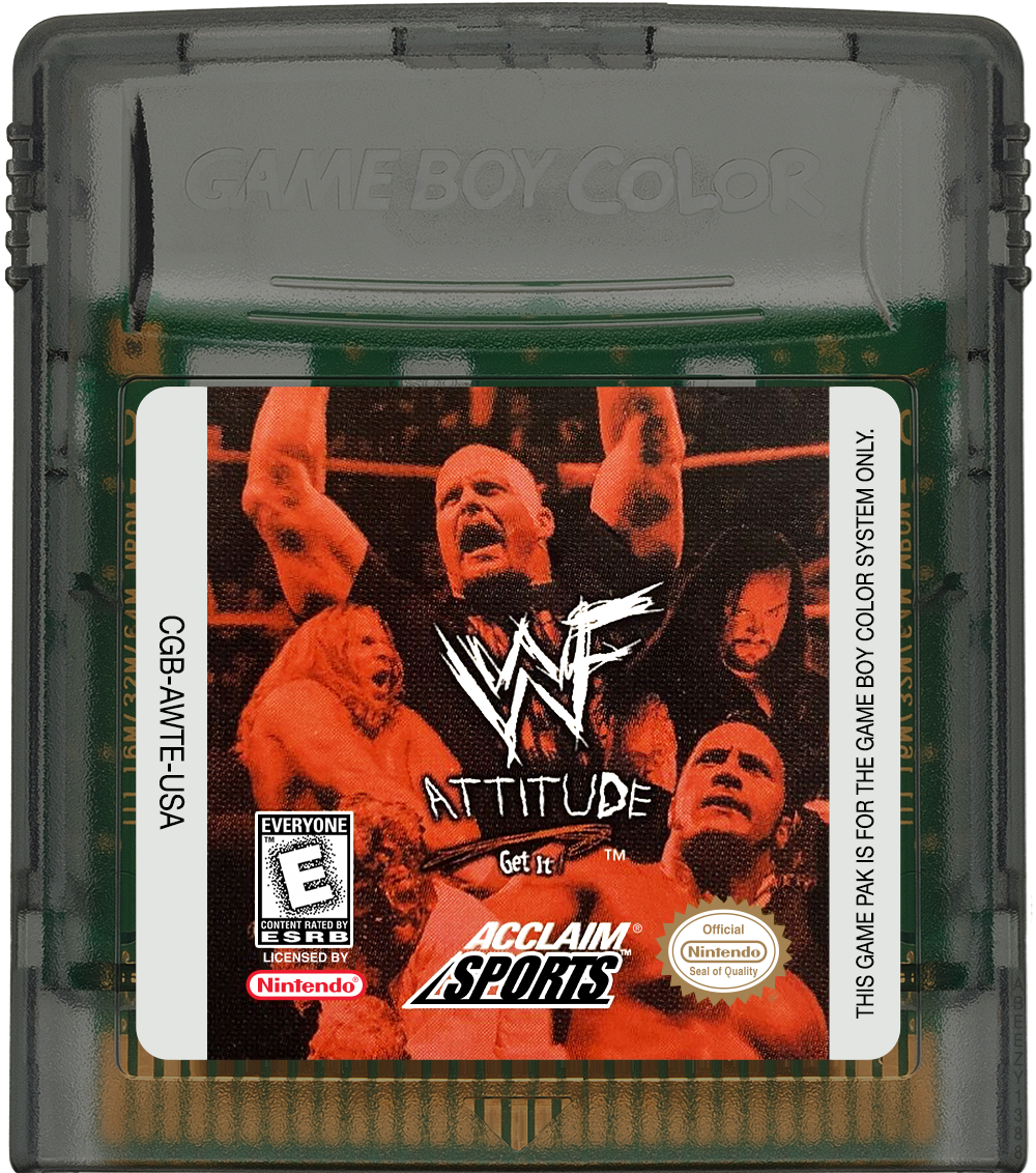 WWF Attitude Cartridge Label