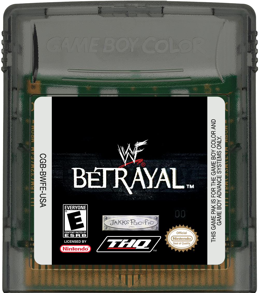 WWF Betrayal Cartridge Label