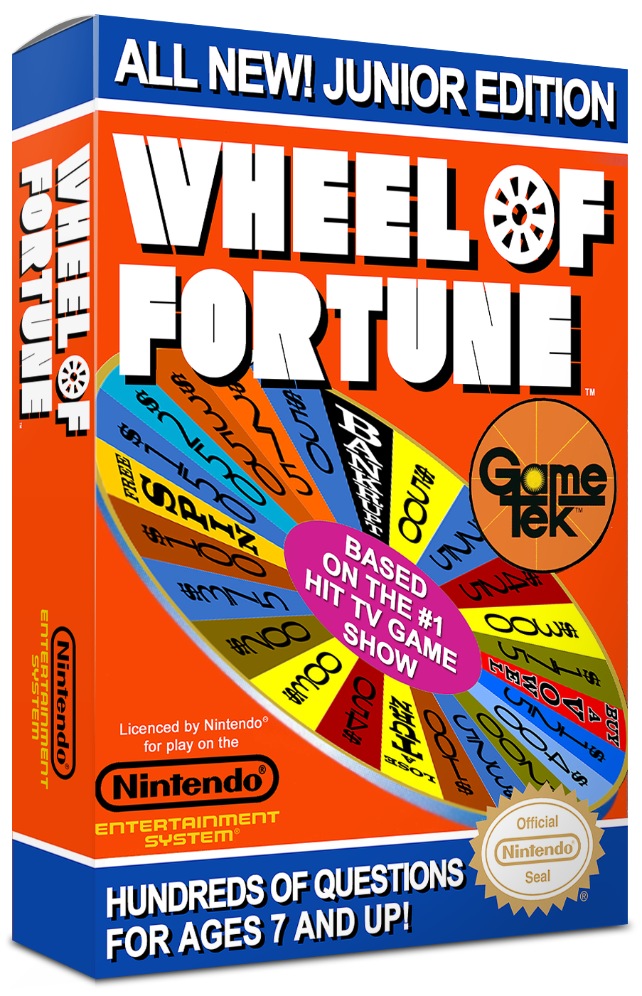 Wheel of Fortune Junior Edition Reproduction Box