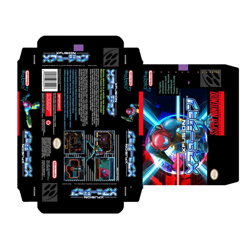 Custom Box - Metroid Fusion [Super Nintendo] - CB000003