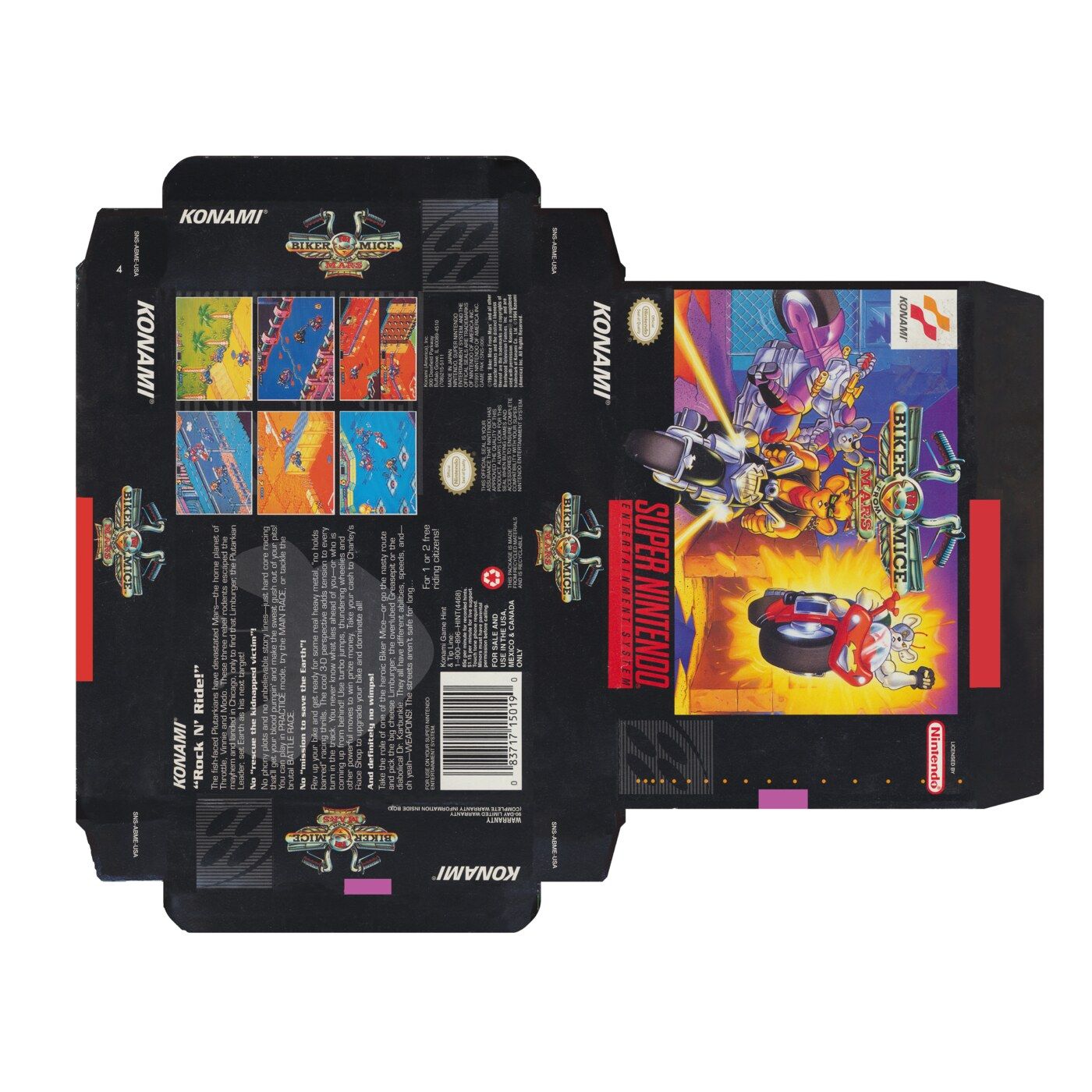 Custom Box - Biker Mice from Mars [Super Nintendo] - CB000004