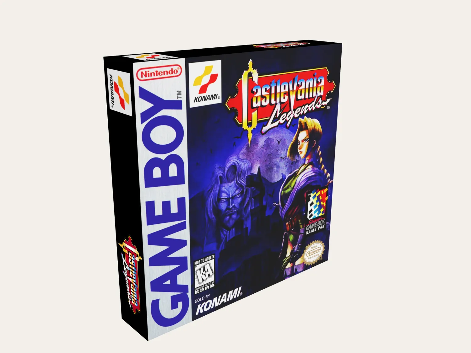 Custom Box - Castlevania Legends [Game Boy] - CB000010