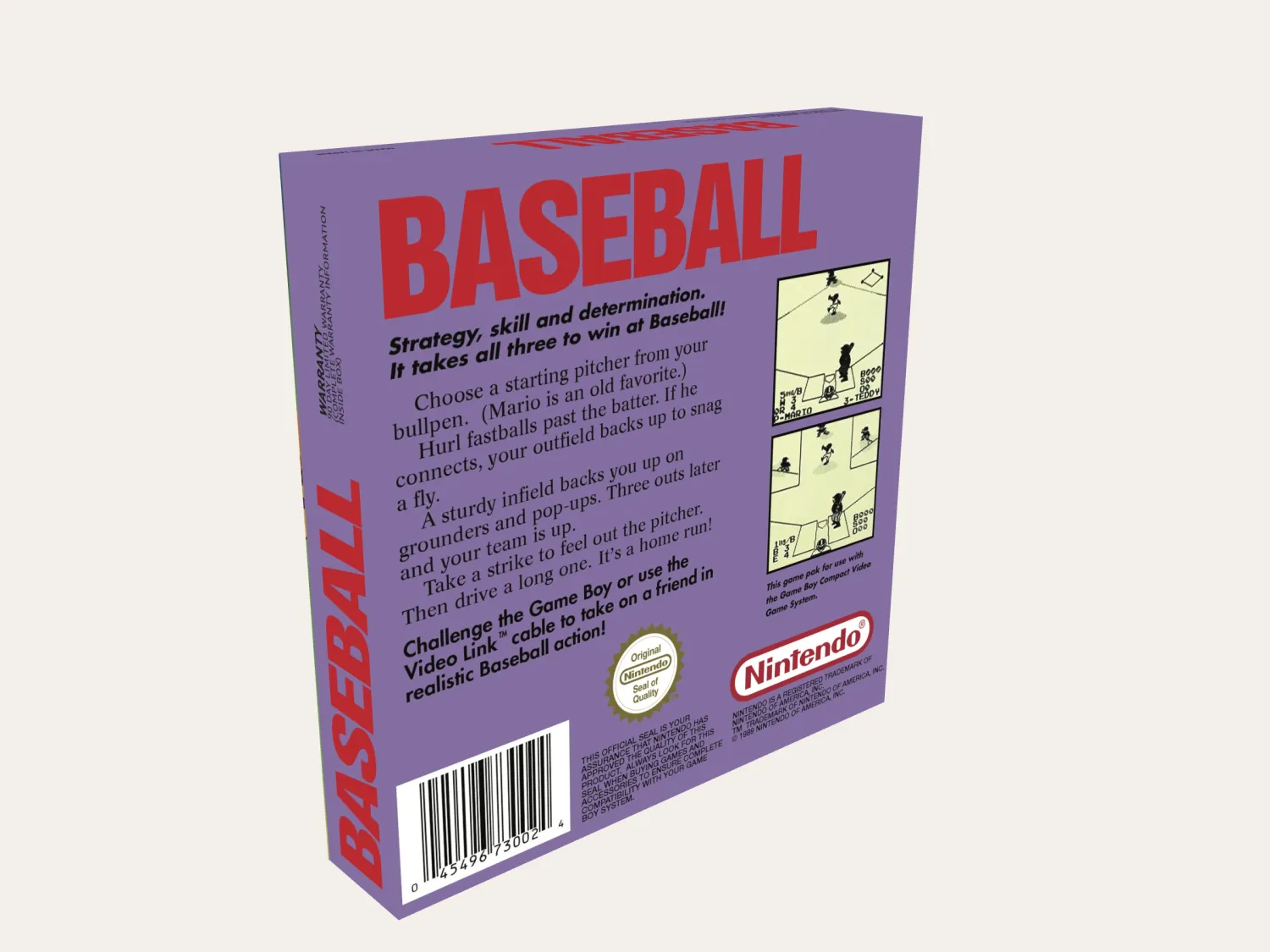 Custom Box - Baseball [Game Boy] - CB000011