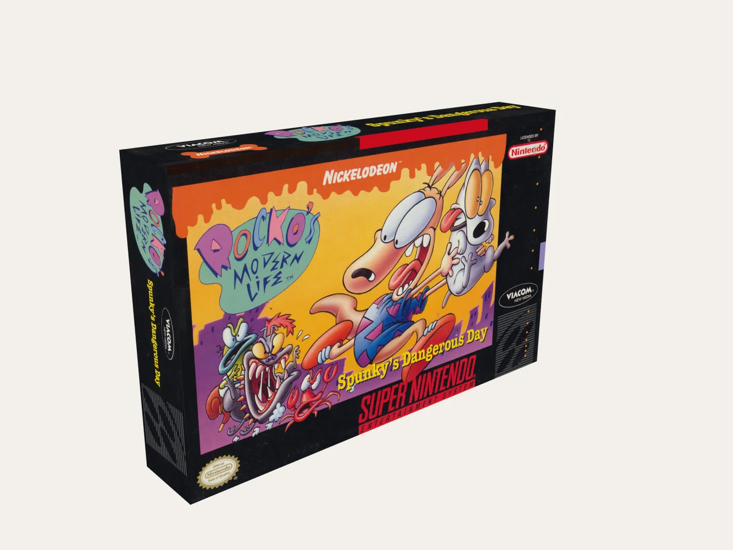 Custom Box - Rocko's Modern Life [Super Nintendo] - CB000012