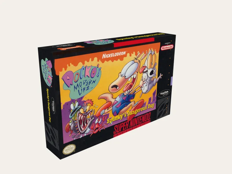 Custom Box - Rocko's Modern Life [Super Nintendo] - CB000012