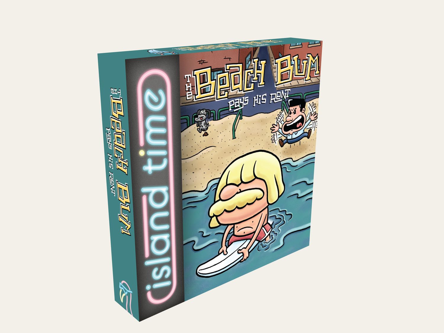 Custom Box - The Beach Bum Pays His Rent [Game Boy] - CB000033