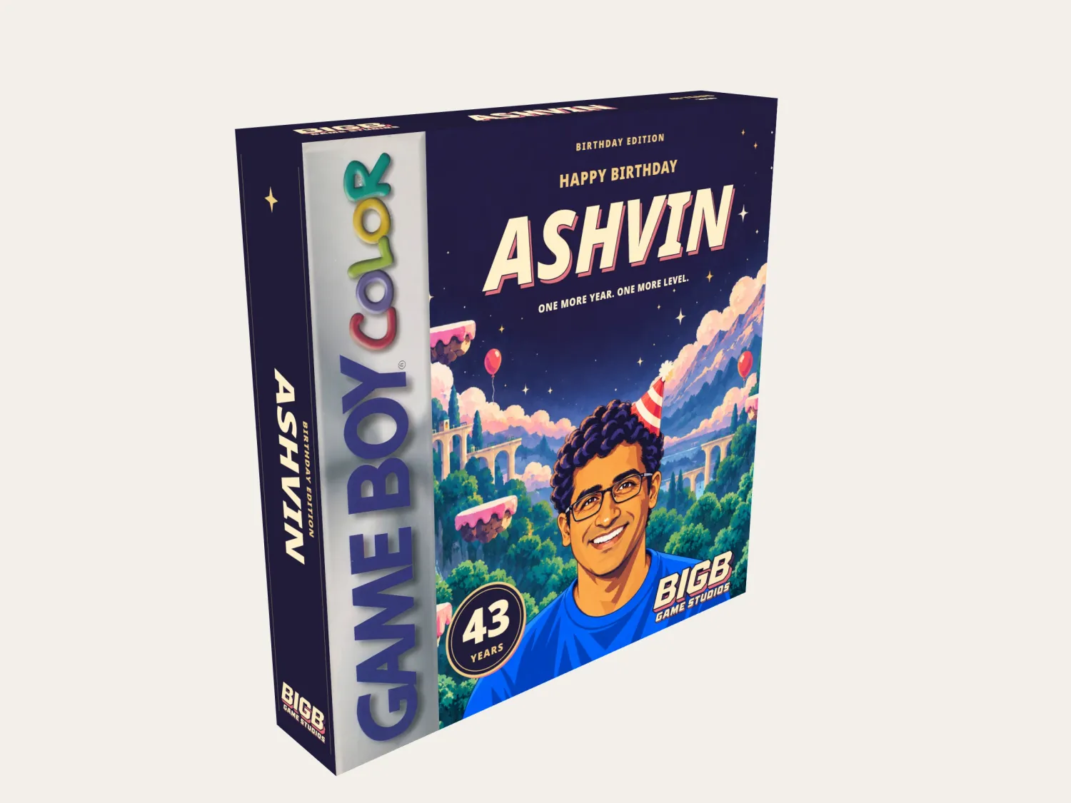 Custom Box - ASH [Game Boy Color Box] - CB000051