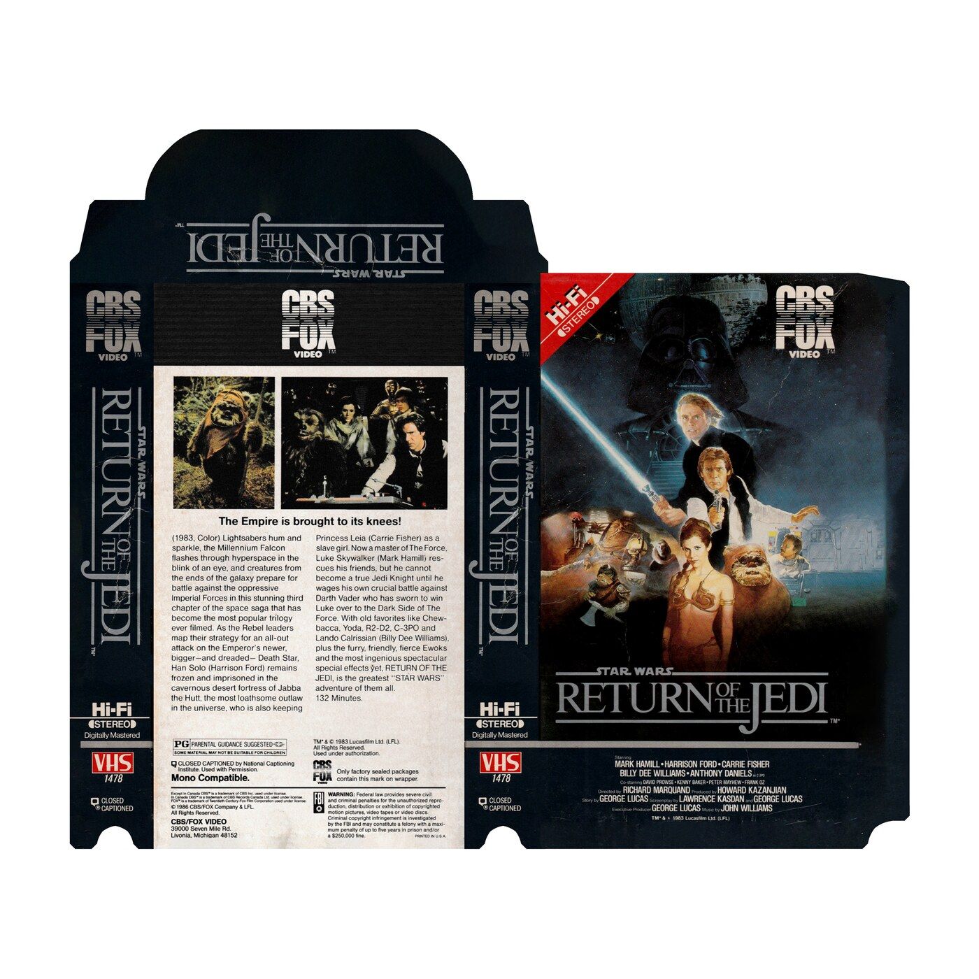 Custom Box - Return of the Jedi [VHS] - CB000072