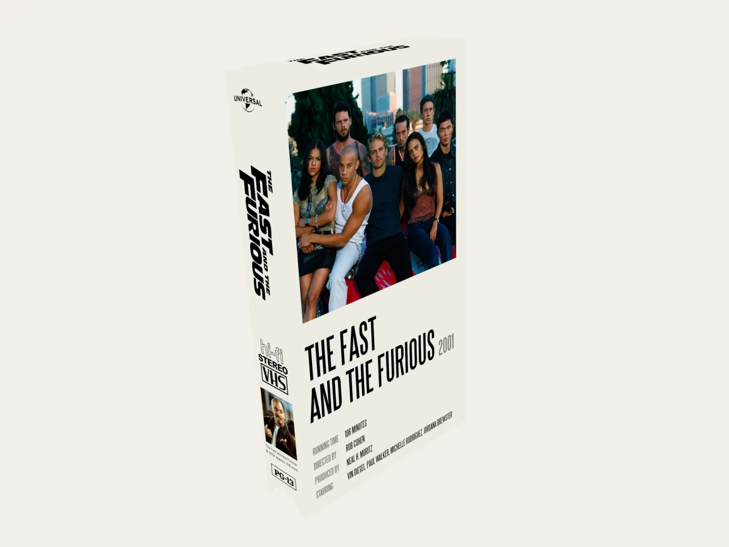 Custom Box - The Fast and The Furious: Unspecial Edition [VHS] - CB000149