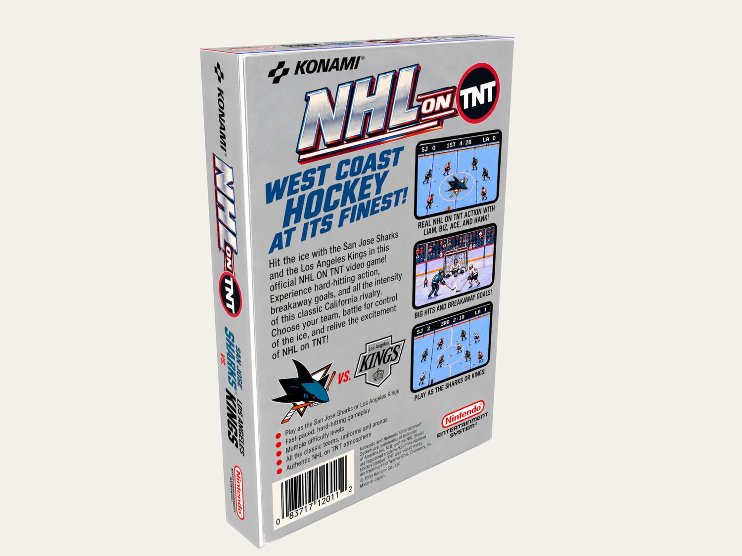 Custom Box - NHL ON TNT Sharks vs Kings [Nintendo] - CB000158