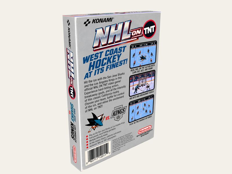 Custom Box - NHL ON TNT Sharks vs Kings [Nintendo] - CB000158