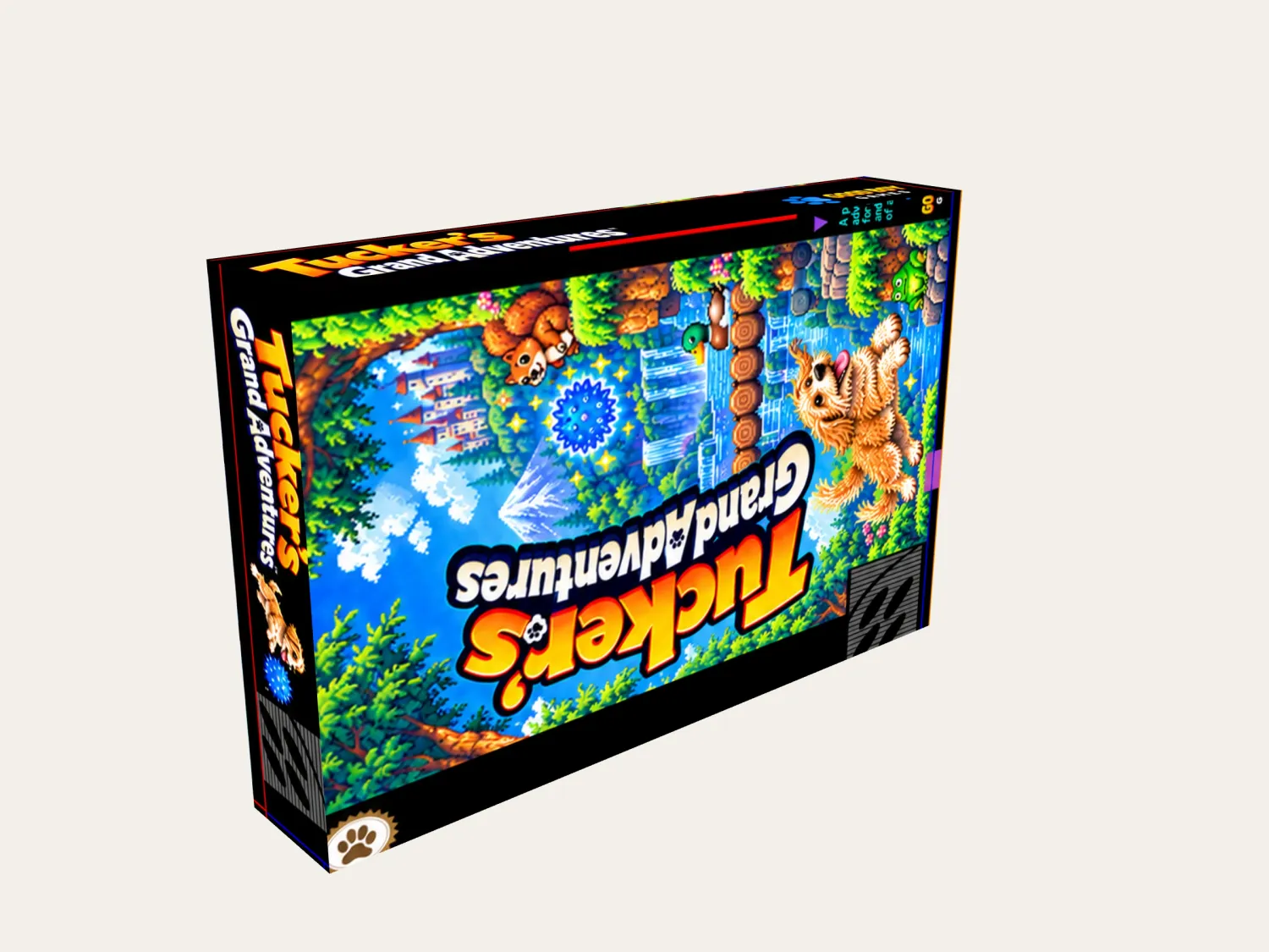 Custom Box - Tucker's Grand Adventures [Super Nintendo] - CB000169
