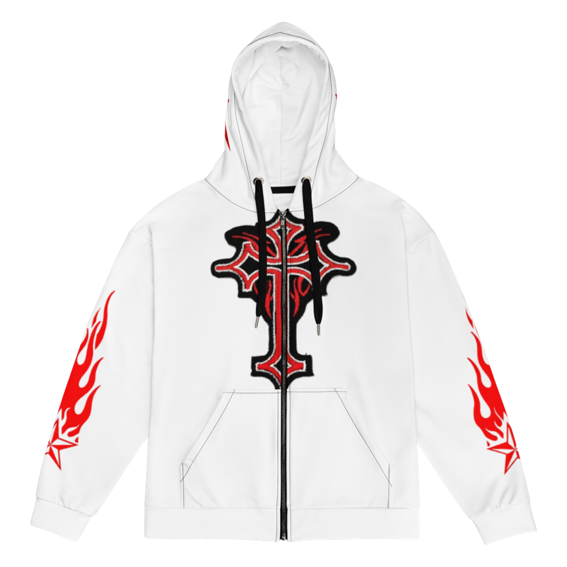 UrbaneliteX flame zip hoodie