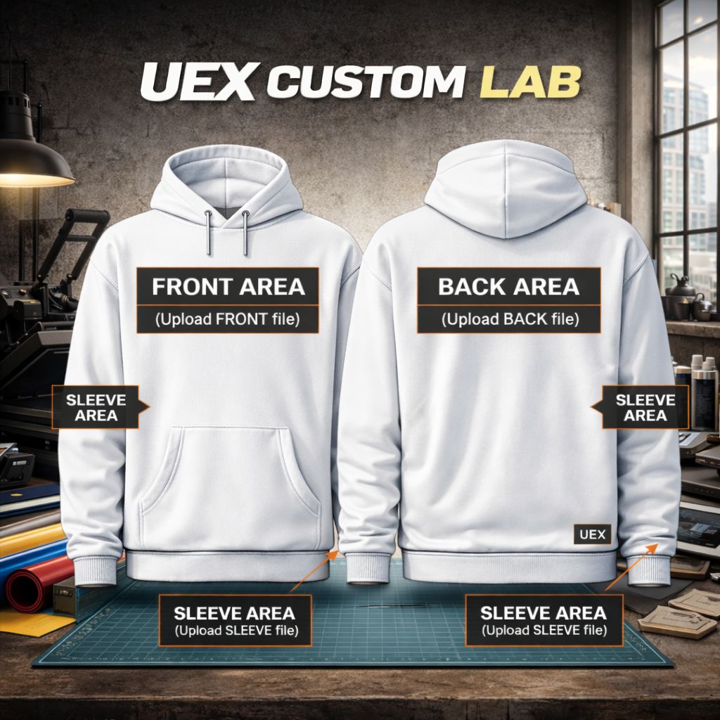 UEX Custom Lab – Creator Eco Raglan Hoodie