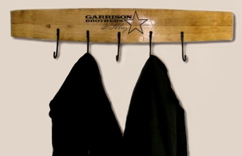 Barrel Stave Coat Rack