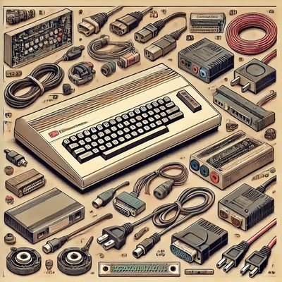 Cases, keyboards, cables, and other parts