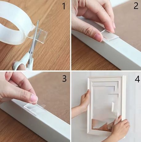 Transparent tape with a width of 30mm, thickness of 1mm, length of 5m.