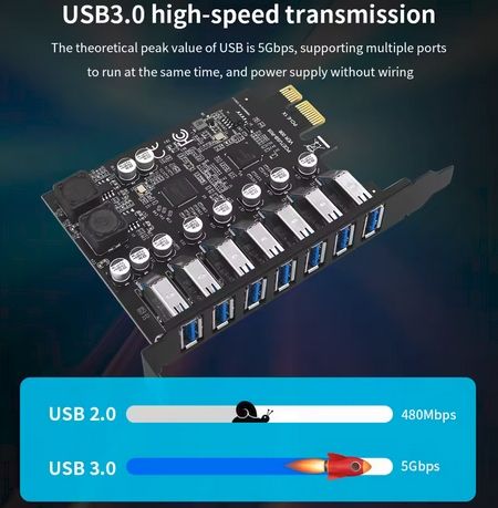 PCIExpress Adapter Expansion to USB 3.2