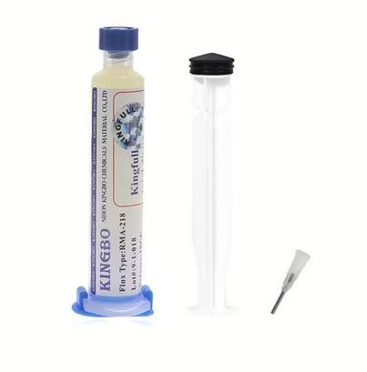 Flux (topnik) Kingbo 10 ml, RMA-218, z tłoczkiem i igłą dozującą