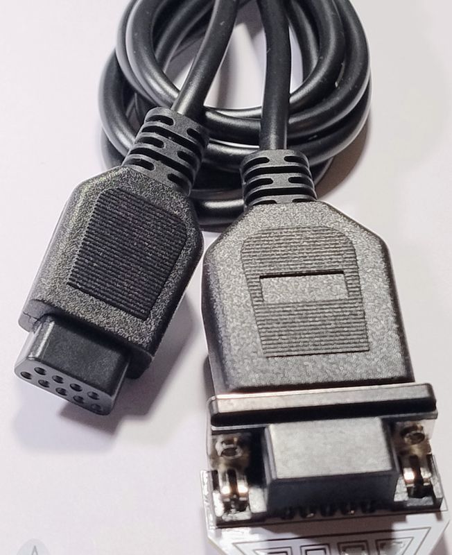 New, designer retro joystick. For Commodore, Atari, and ZX Spectrum.