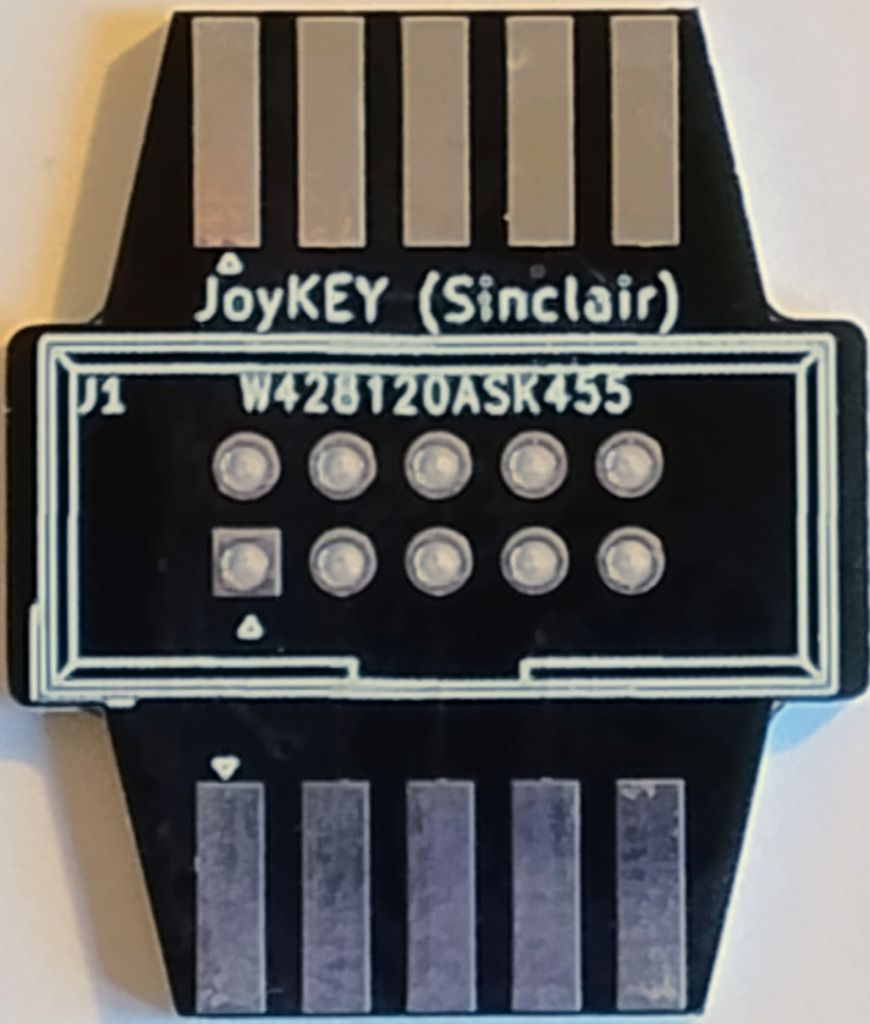 Płytka PCB do zastosowania jako dodatkowa do projektu JoyKey64