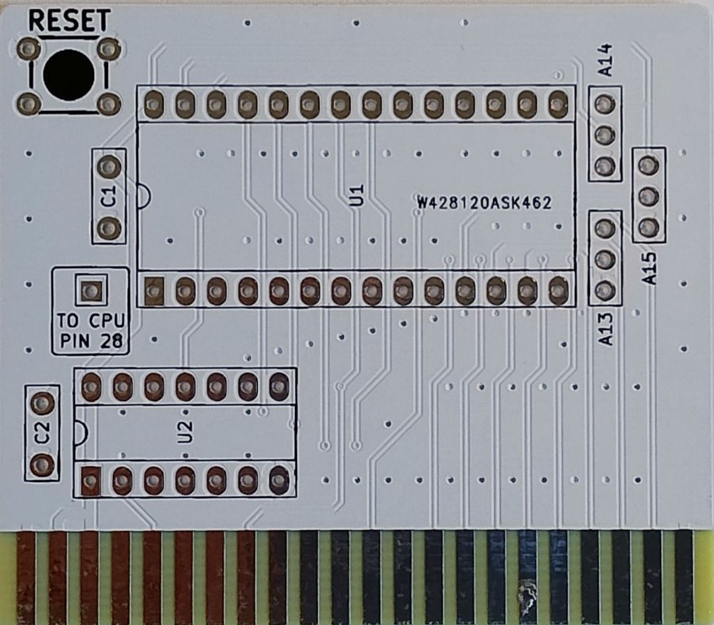 Płytka PCB kartridża multi-kernal do Commodore C64