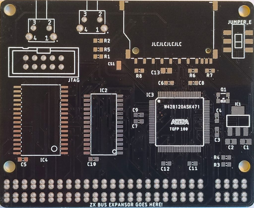 Płytka PCB do kartridża DivTIESUS, SD/MMC do ZX Spectrum