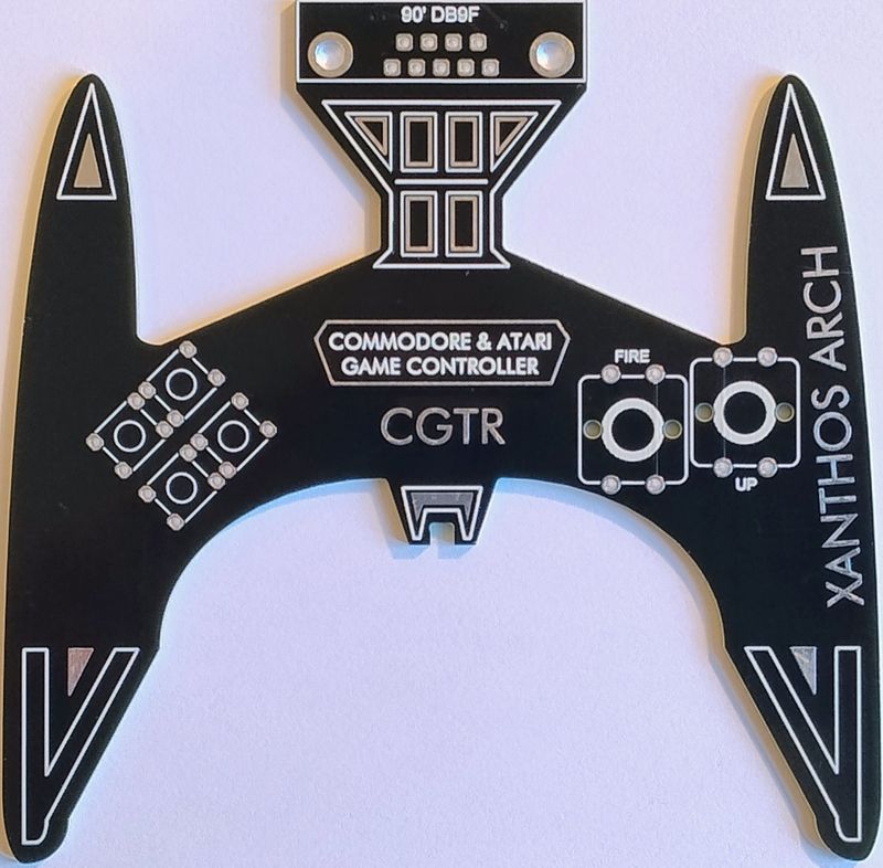Płytka PCB joysticka Xanthos do sprzętu retro Commodore, ZX Spectrum, Atari