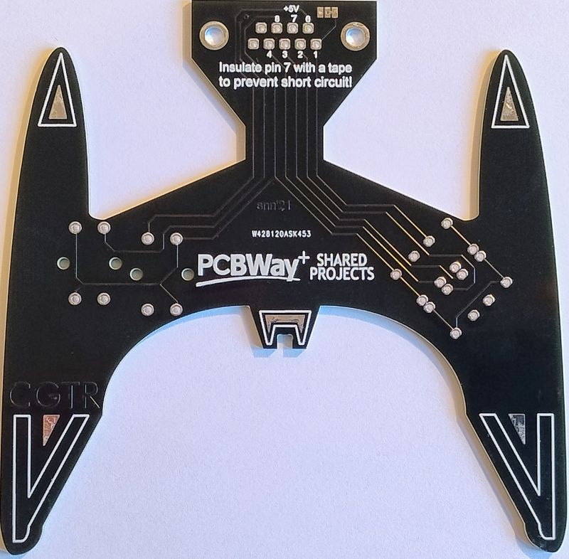 Xanthos joystick PCB for retro equipment Commodore, ZX Spectrum, Atari