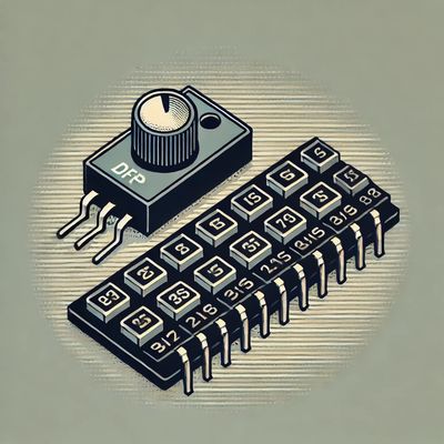 Dip switche, tacty, nasadki, przyciski, keycapsy