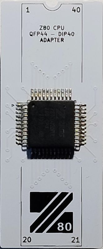 Procesor ZILOG Z84C0020FEC na płytce PCB