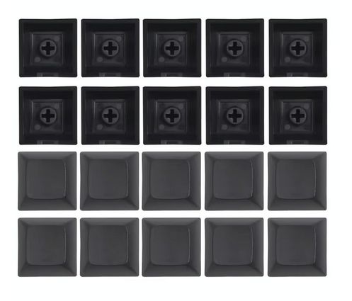 Nakładka na przycisk klawiatury (keycaps) PBT DSA, kolor czarny