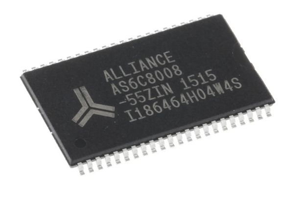 Pamięć SRAM 8Mbit AS6C8008-55ZIN (1024k x 8 bit), TSOP 44