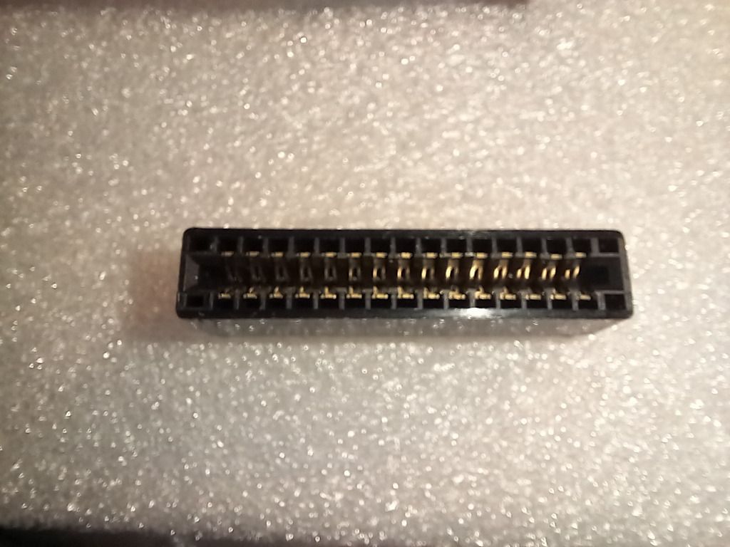 Złącze krawędziowe 2x15 pin, rozstaw 2,54mm