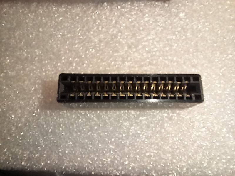 Złącze krawędziowe 2x15 pin, rozstaw 2,54mm