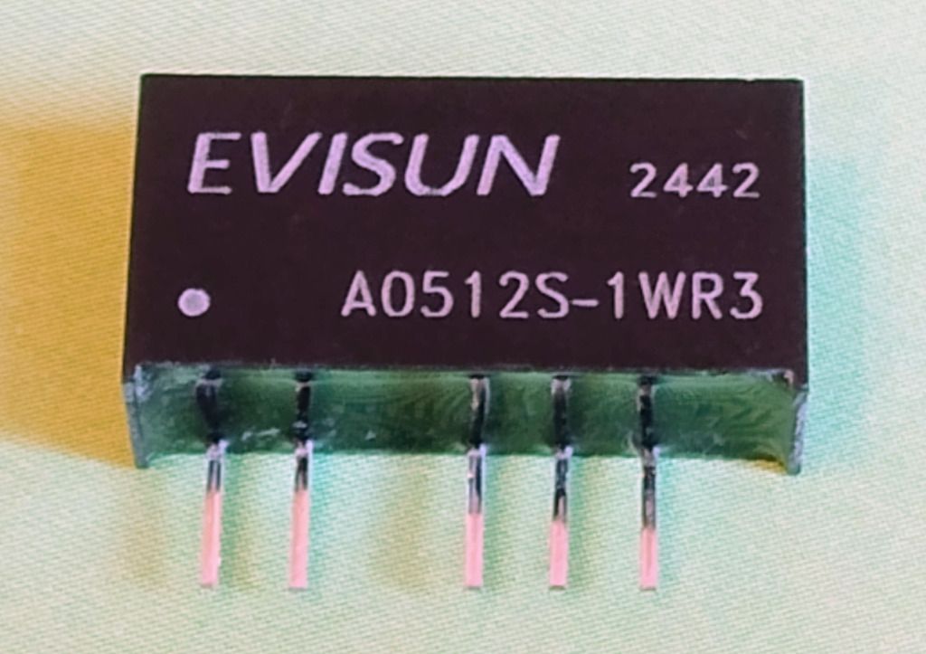 Konwerter z wyjściem symetrycznym A0509S-1WR3 DC/DC