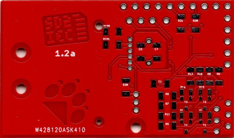 PCB Board SD2IEC for Commodore, mini version